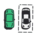 Повреждения на парковке